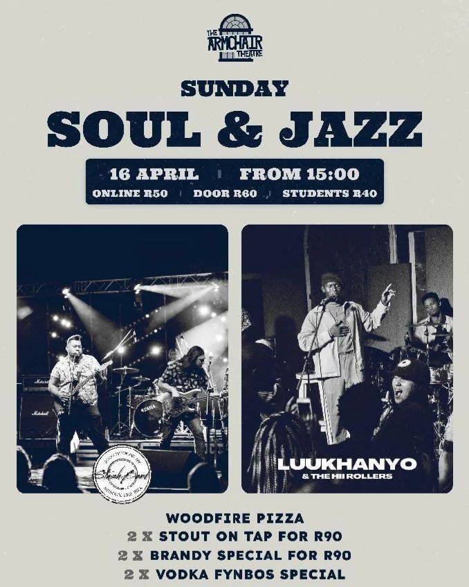The Sunday Soul & Jazz at the Armchair TheatreGiggity, Cape Town