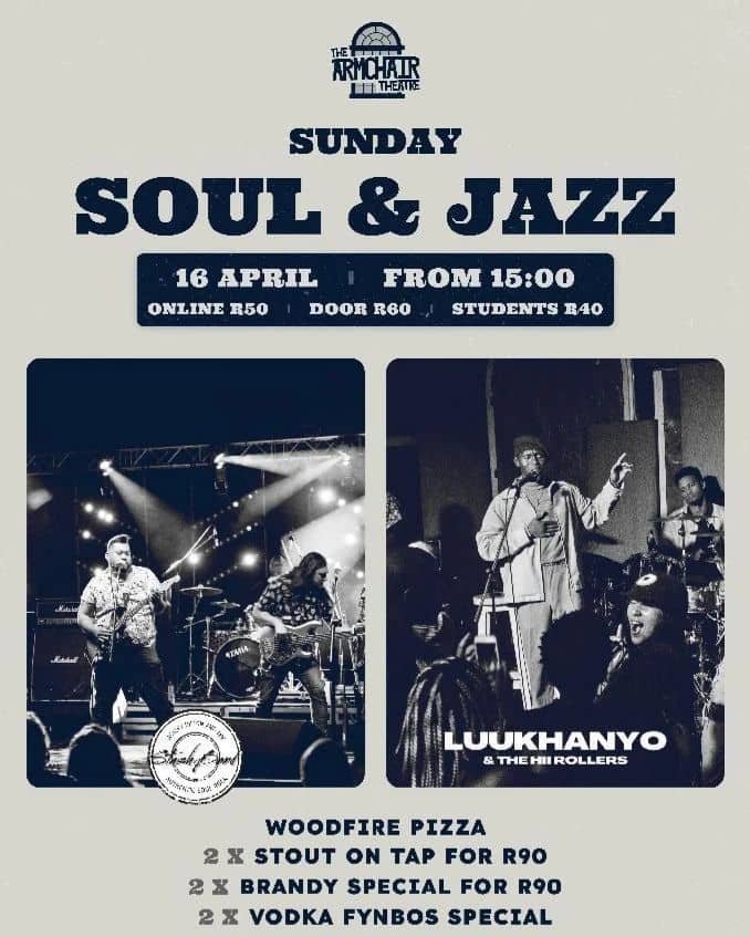 The Sunday Soul & Jazz at the Armchair TheatreGiggity, Cape Town
