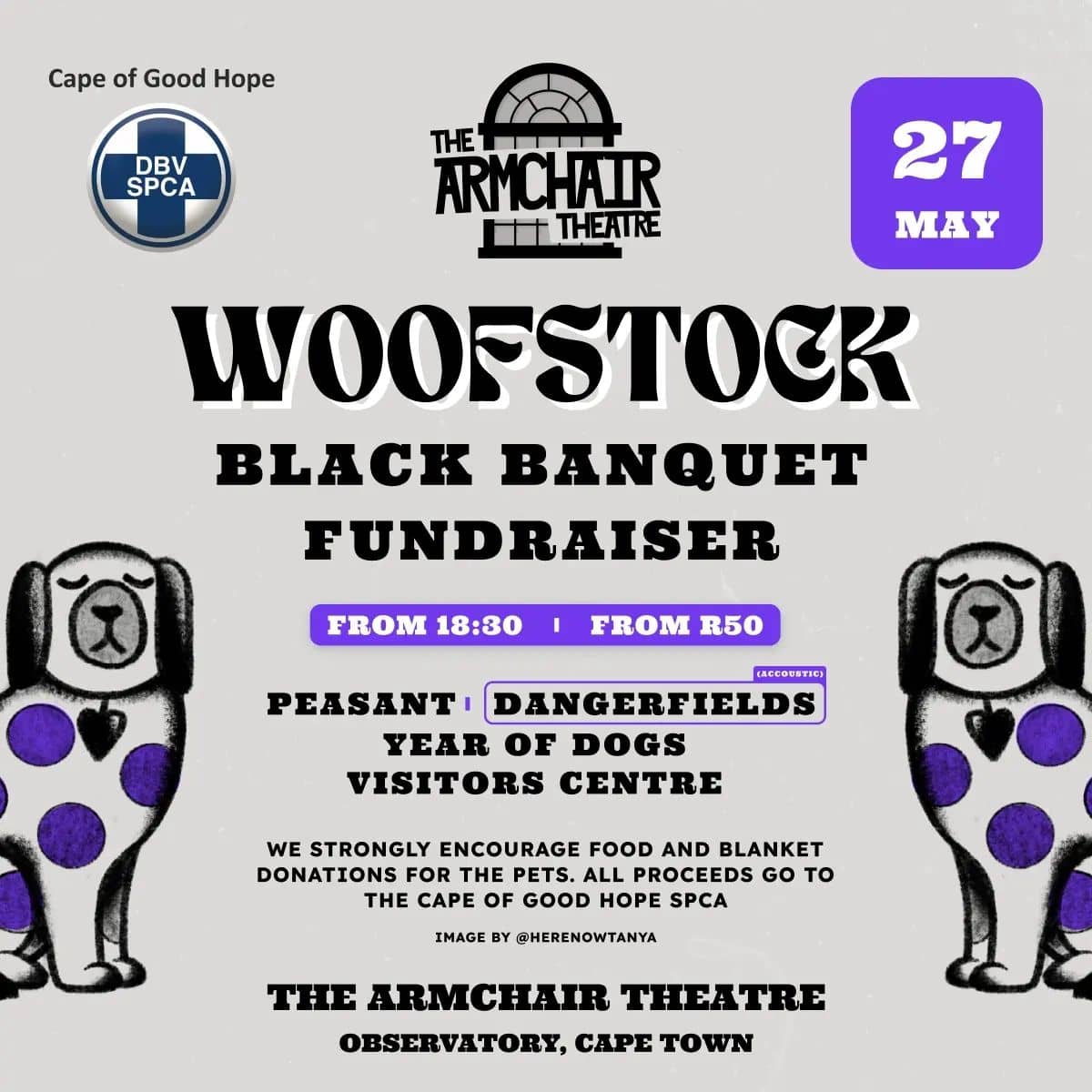 Woofstock Black Banquet FundraiserGiggity, Cape Town