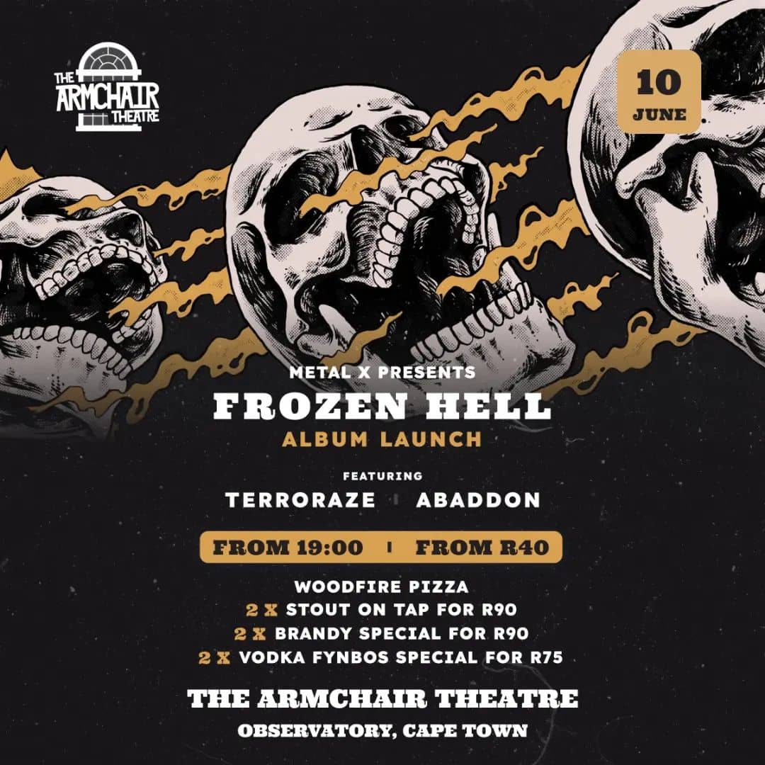 Frozen Hell Album LaunchGiggity, Cape Town