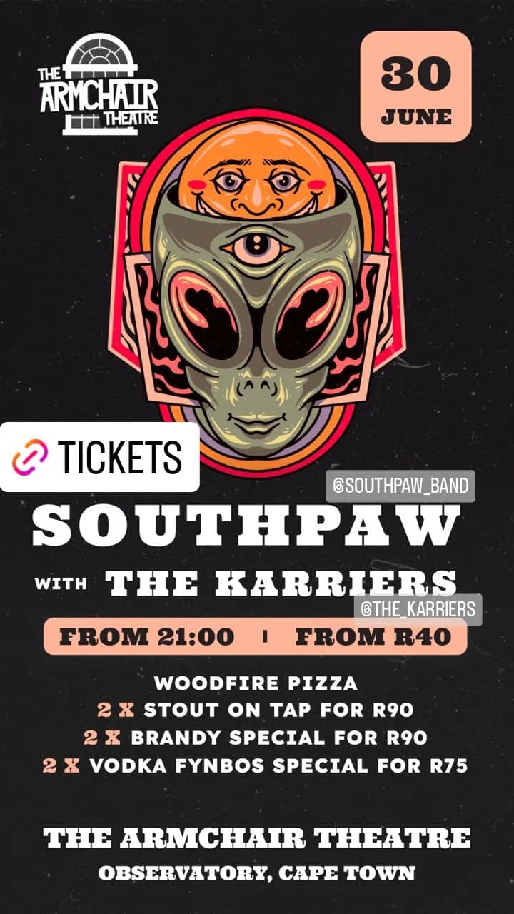 Southpaw with The KarriersGiggity, Cape Town