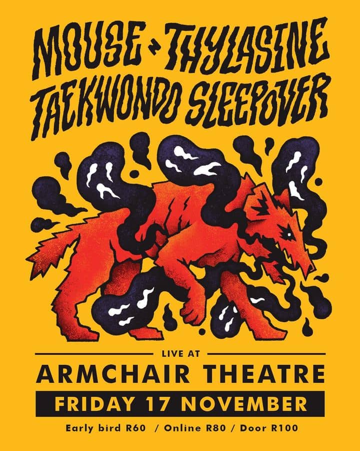 Mouse - Thylacine - Taekwondo Sleepover LiveGiggity, Cape Town