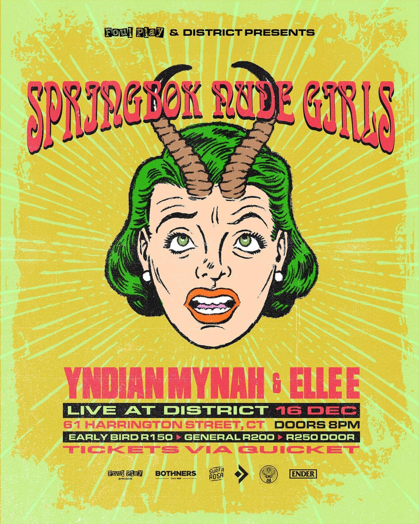 Springbok Nude Girls ConcertGiggity, Cape Town